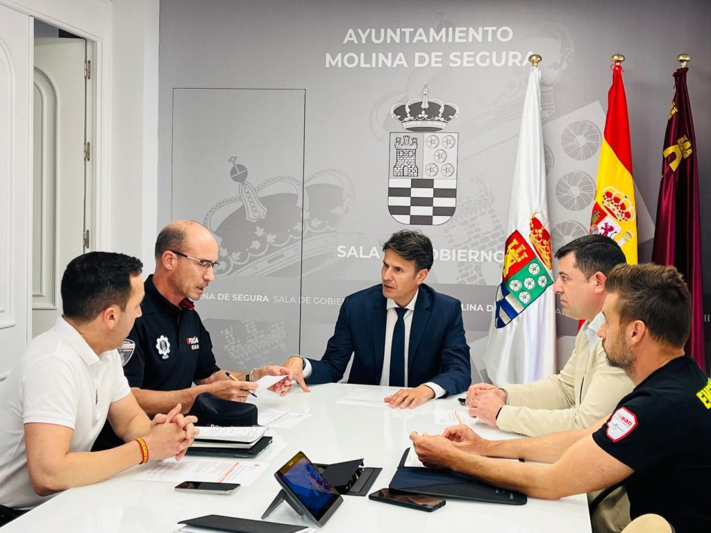 Protección Civil Molina Aviso NARANJA por lluvias y tormentas Reunión de coordinación Foto